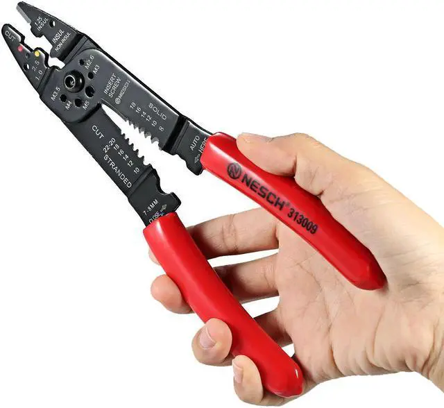 Alt view image 4 of 5 - Multitool Hand Tools Multifunctional Wire Stripper Crimper Peeling Pliers Mini Crimping Tool Cable Wire Cutter Electric Tools