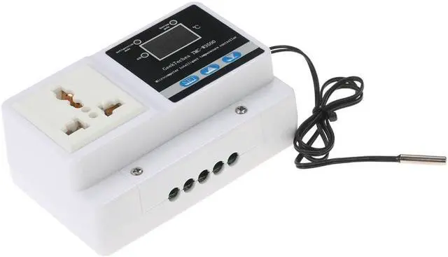 Alt view image 5 of 6 - GeekTeches Electronic TMC-W3500 AC110-250V High Precision LCD Digital Temperature Controller Thermocouple Thermostat with Socket And Waterproof Sensor Probe