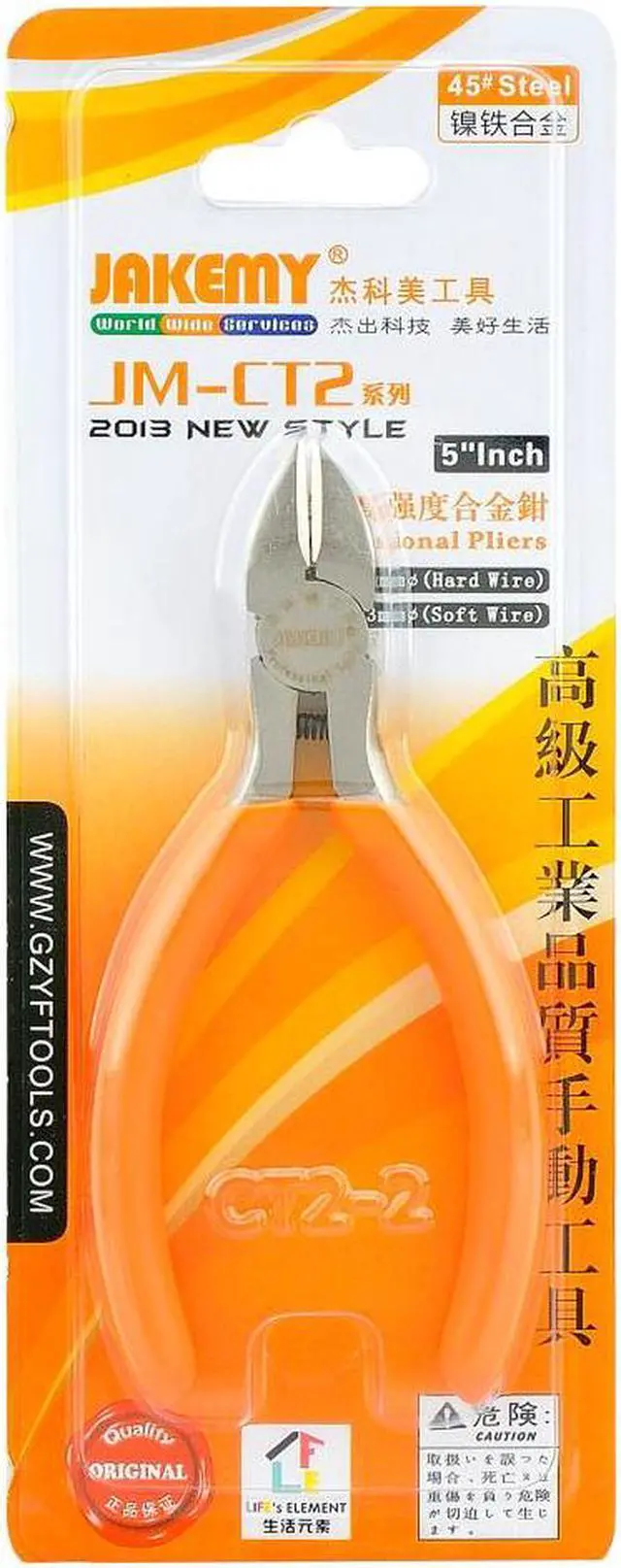 Alt view image 7 of 7 - 2pcs/set Long Nose Pliers And Diagonal Pliers Electrical Model Wire Cable Cutters Useful Hand Tools Side Snip Mini Pliers