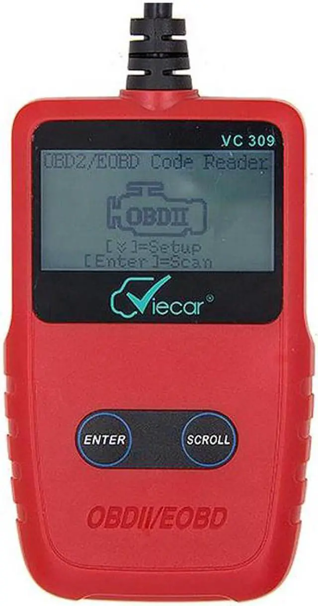 Alt view image 4 of 7 - OBD2 Scan Tool VC309 OBDII/EOBD Code Reader Work With all OBDII Compliant Vehicles Support Multiple Trouble Code Requests