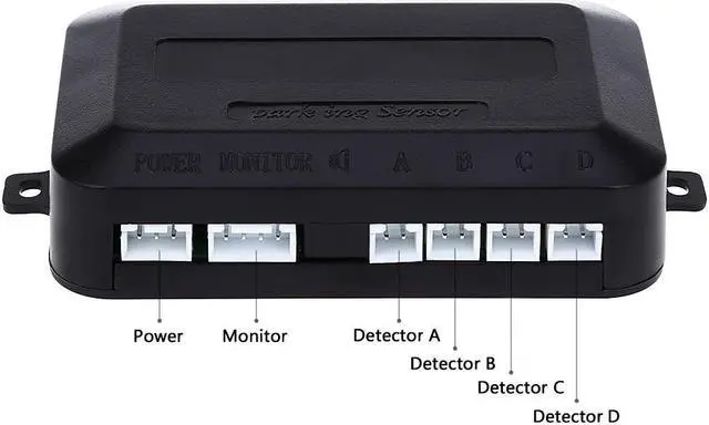 Alt view image 2 of 5 - Parking Sensor Car Auto Parktronic With 4 Sensors Reverse Backup Car Parking Radar Monitor Detector System Backlight Display - Blue