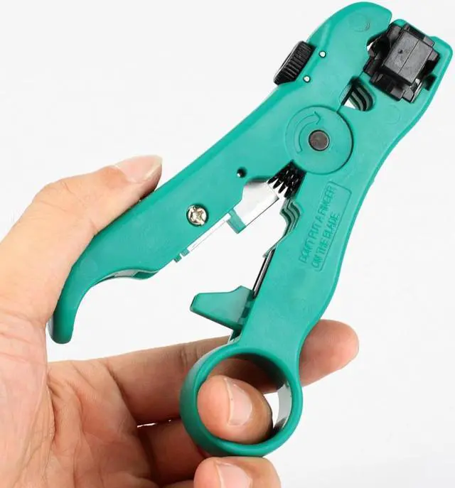 Alt view image 2 of 4 - Pro'sKit CP-505 UNIVERSAL STRIP TOOL RG 59/6/11/7 CABLE STRIPPER WIRE STRIPPER