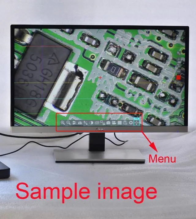 Alt view image 5 of 6 - 1080P VGA USB Microscope Camera Full HD 60fps SD Video Recorder Support C-Mount Lens Fo PC Monitor TV Projector