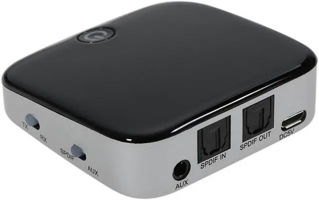 Alt view image 3 of 7 - BT 4.1 Transmitter and Receiver 3.5mm AUX Wireless Audio Adapter Digital Optical TOSLINK and SPDIF aptX Low Latency for TV Home / Car Audio Stereo Music Streaming Sound Systems
