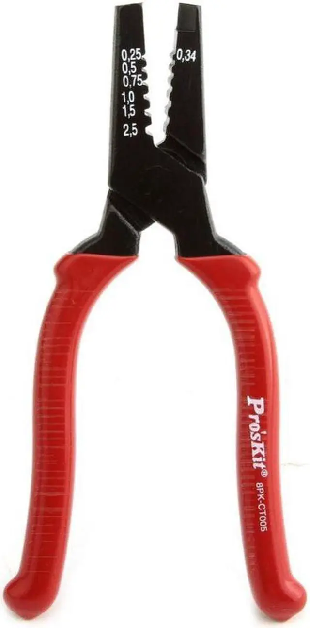 Main image of Pro'sKit 8PK-CT005 Precision Crimp Tool With Terminal (160mm) With Terminals Crimping pliers Crimping plier