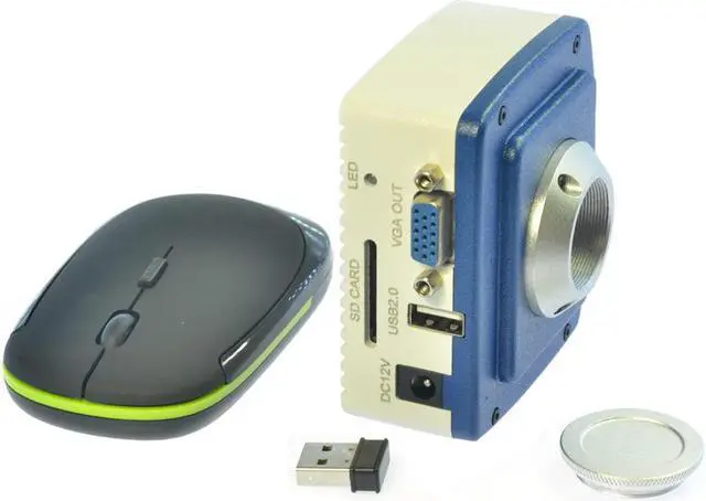 Main image of 1080P VGA USB Microscope Camera Full HD 60fps SD Video Recorder Support C-Mount Lens Fo PC Monitor TV Projector