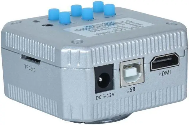 Alt view image 5 of 6 - 16MP 1080P @ 60FPS HDMI USB Output Industrial Microscope Camera+100X C-mount Lens for Industry PCB Lab Microscope Accessoires