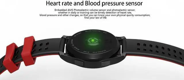 Alt view image 7 of 7 - KKtick No.1 GS8 Smartwatch Bluetooth 4.0 SIM card Call Message Heart Rate Monitor For IOS Android (White)