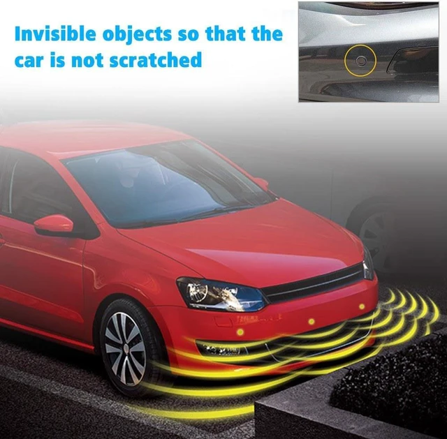 Alt view image 5 of 7 - Car Front Radar System LED Display Parking Assist System with 4 Sensors - Black