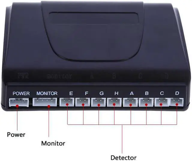 Alt view image 4 of 7 - 8 Sensors Car Parking Sensor Auto Reverse Rear Assistance Backup Park Radar Buzzer Alarm Kit Monitor System Car Alarm