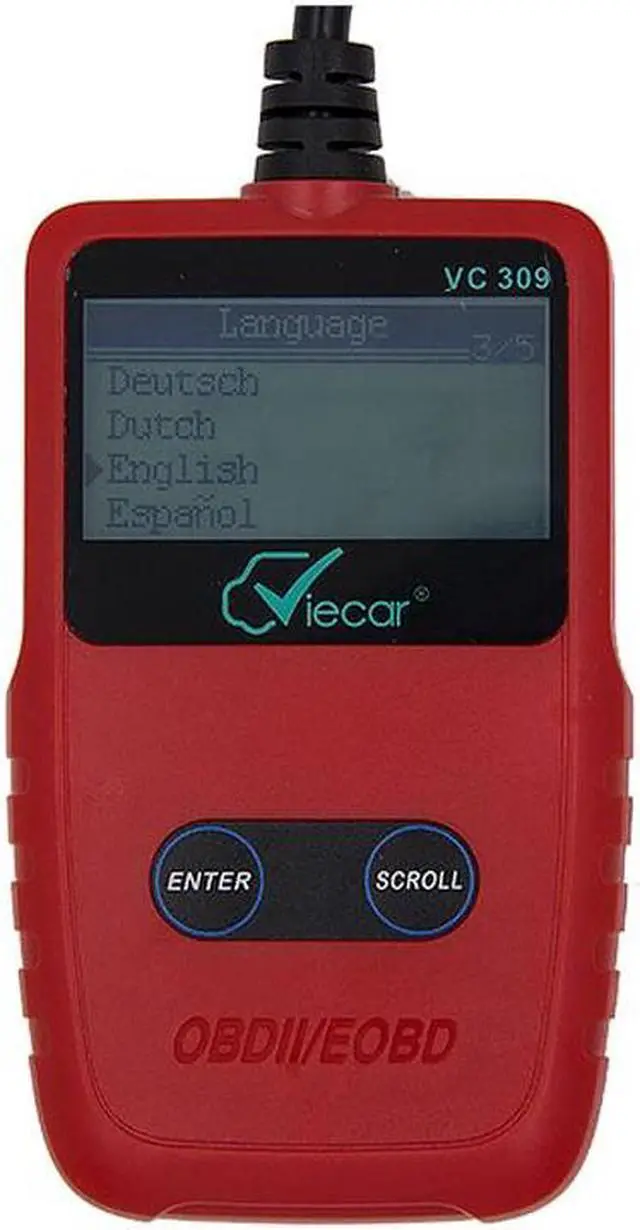Alt view image 6 of 7 - OBD2 Scan Tool VC309 OBDII/EOBD Code Reader Work With all OBDII Compliant Vehicles Support Multiple Trouble Code Requests