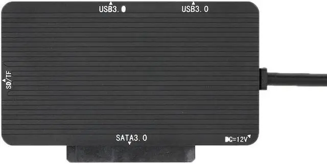 Alt view image 2 of 7 - Portable USB 3.0 Multiple 2 USB 3.0 Hub & SATA 3.0 & TF MS Memory Card Reader Adapter Converter for Macbook Laptop PC Computer