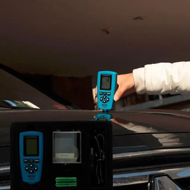 Alt view image 7 of 7 - Bside CCT01 Digital Coating Thickness Gauge Meter Tester F/N Probe 0 to 1300um (0 to 51.2mils) USB Interface