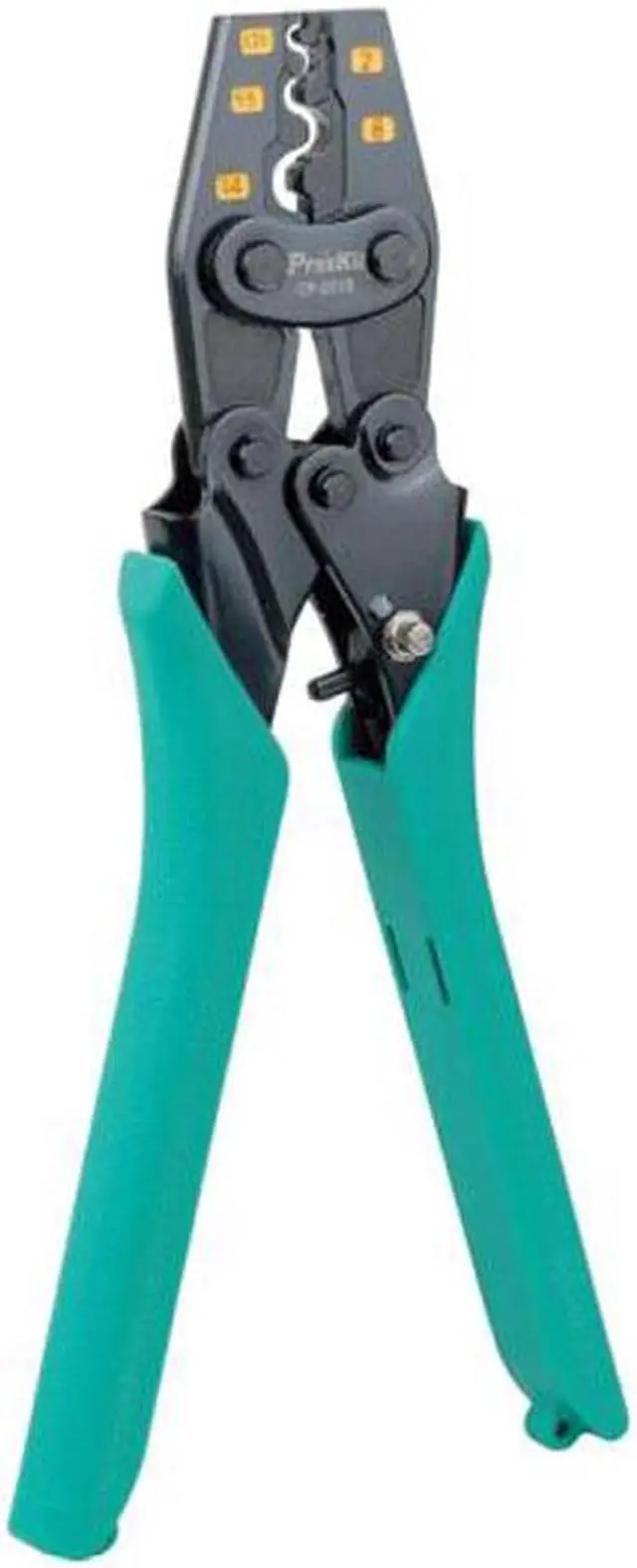 Alt view image 2 of 4 - Pro'sKit CP-251B Crimping Pliers Non-insulated Terminals Ratchet Crimping Tool (245mm) Crimpers
