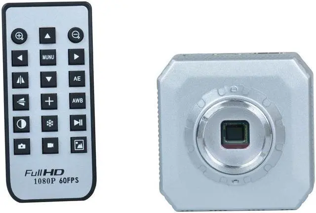 Alt view image 3 of 6 - 16MP 1080P @ 60FPS HDMI USB Output Industrial Microscope Camera+100X C-mount Lens for Industry PCB Lab Microscope Accessoires