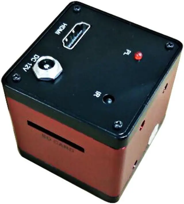Alt view image 5 of 5 - NEW HD 1080P 2.0MP Digital Industrial Microscope Camera HDMI Outputs & Mini 5X-100X C-Mount Optical Lens Ultra-Long-Range Observation Can Insert SD Card