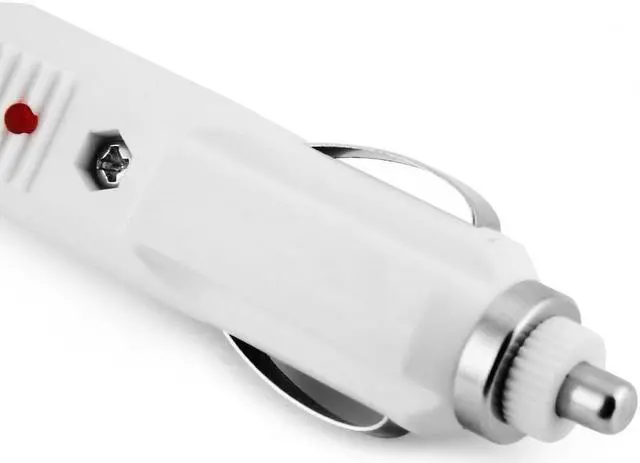 Alt view image 6 of 6 - B04 3 Ways Car Auto Cigarette Lighter Sockets Splitter Power Adapter Dual USB Charger For Iphone Samsung Phone - White