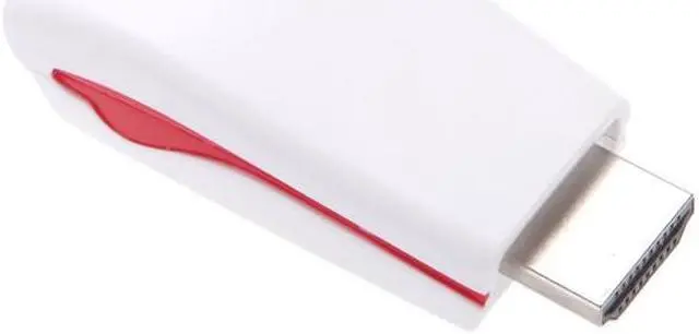 Alt view image 3 of 7 - 1080P HDMI to VGA Video Converter Adapter + Audio Cable for Tablet PC PS3 HDTV - White