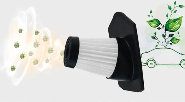 Alt view image 3 of 7 - Car Vacuum Cleaner 12V 120W Portable Handheld Wet And Dry Dual-Use 5 Meters Connector Cable with LED Light Multi Dust Collector - Orange