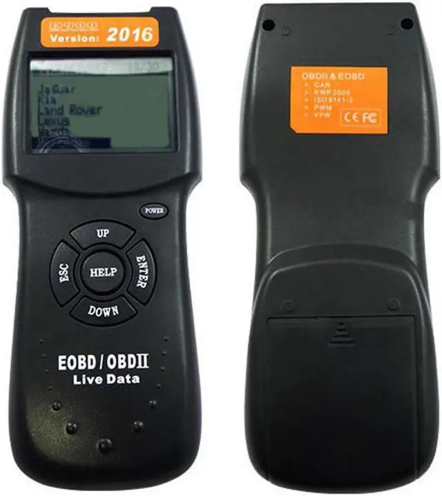 Alt view image 5 of 5 - 2016 Version D900 EOBD OBDII Scanner Car Engine Code Reader D900 Diagnostic Tool For Multi Brand Cars