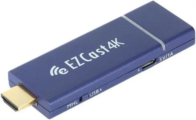 Alt view image 6 of 7 - EZCast WiFi Display Receiver TV Stick Dongle 2.4G/5.0G Dual Band WiFi H.265 4K Decoding HDMI MHL Miracast Airplay DLNA for Smart Phones Notebook Tablet to HDTV