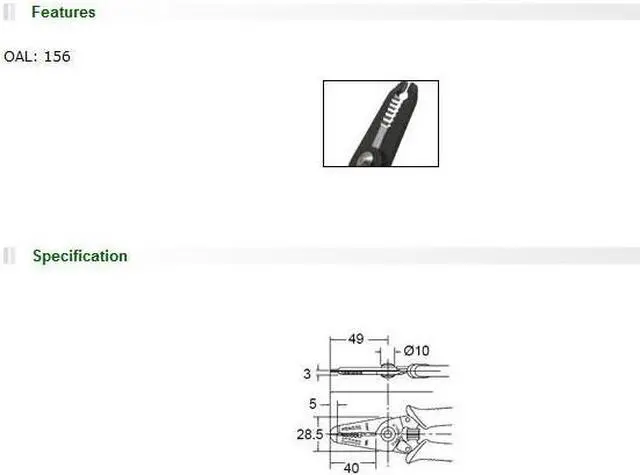 Alt view image 4 of 5 - Pro'sKit 1PK-3001E Precision Wire Stripper With Conductive Handle Antistatic Cutting Plier Hand Tool 0.2-0.8MM