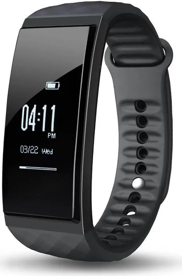 Main image of Cubot S1 Smart Wristband Band Bluetooth Heart Rate Monitor Air Pressure Fitness Tracker IP67 Water for iOS Android (Black)
