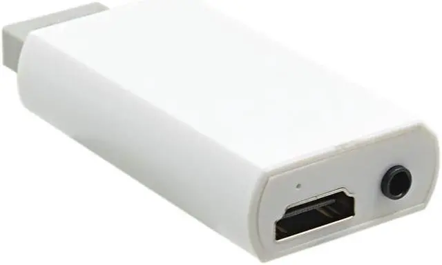 Alt view image 3 of 7 - Wii to HDMI Wii2HDMI Adapter Converter 3.5mm Audio Video Output Full HD 720P 1080P For HDTV Monitor Display