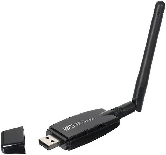Main image of USB WiFi Adapter 300Mbps USB Wireless Network Card Adapter Dongle with 5dBi Antenna for Desktop Laptop PC for Windows 98SE Me XP Vista 7 8 2000 for MAC