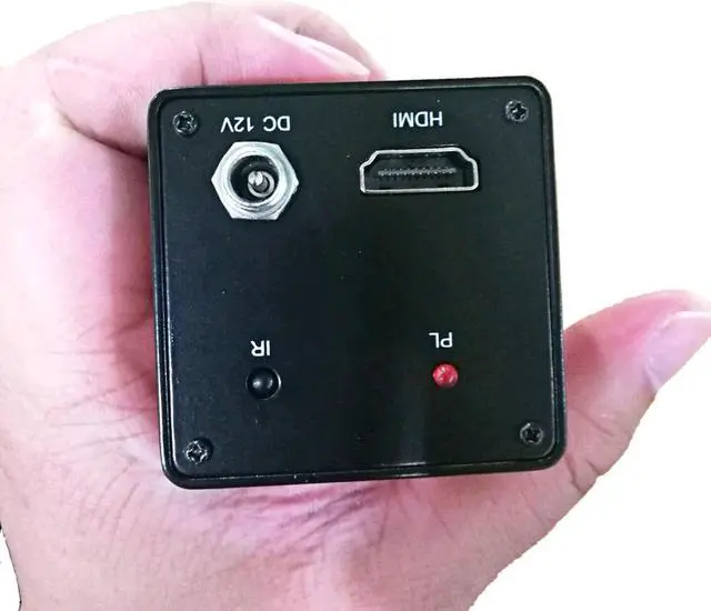 Alt view image 2 of 5 - NEW HD 1080P 2.0MP Digital Industrial Microscope Camera HDMI Outputs & Mini 5X-100X C-Mount Optical Lens Ultra-Long-Range Observation Can Insert SD Card