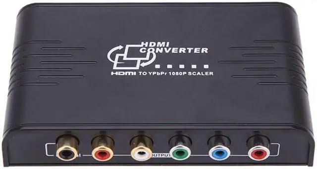 Main image of New Portable 1080P HDMI to Component Video (YPbPr) Video converter for HDTV Monitor