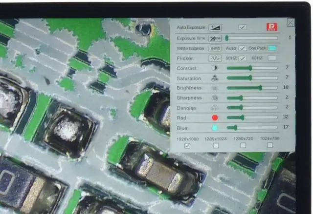 Alt view image 6 of 6 - 1080P VGA USB Microscope Camera Full HD 60fps SD Video Recorder Support C-Mount Lens Fo PC Monitor TV Projector