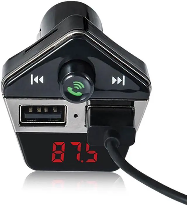 Alt view image 5 of 7 - Car LCD Bluetooth MP3 Music Player Kit Auto Radio Player Hands-free FM Transmitter Charger for Phones Extend MP3 USB TF