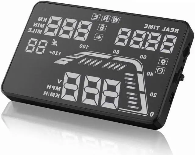 Main image of Q7 5.5" Universal Auto GPS Car HUD Head Up Display Satellite Time Altitude Overspeed Warning Speedometers