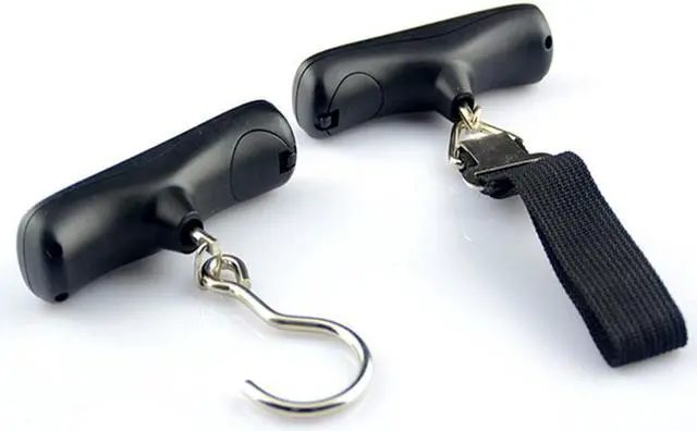 Alt view image 3 of 6 - 50kg/10g Portable LCD Digital Hanging Luggage Scale Travel Electronic Weight with Hook