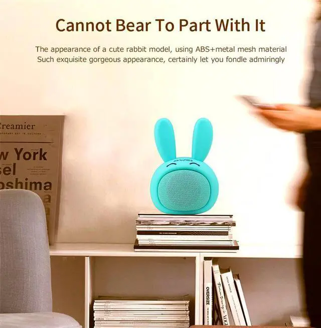 Alt view image 3 of 7 - Awei Y700 Stereo Sound Mini Wireless Bluetooth Speakers Portable For Phone Computer PC Powerful Blutooth Bass Hoparlor Center Music (Blue)