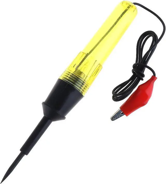Alt view image 7 of 7 - 6V-24V Long Pen-type Electric Pen Voltage Circuit Tester with Probe And Clamp Light Bulb Automobile Maintenance Tools for Cars