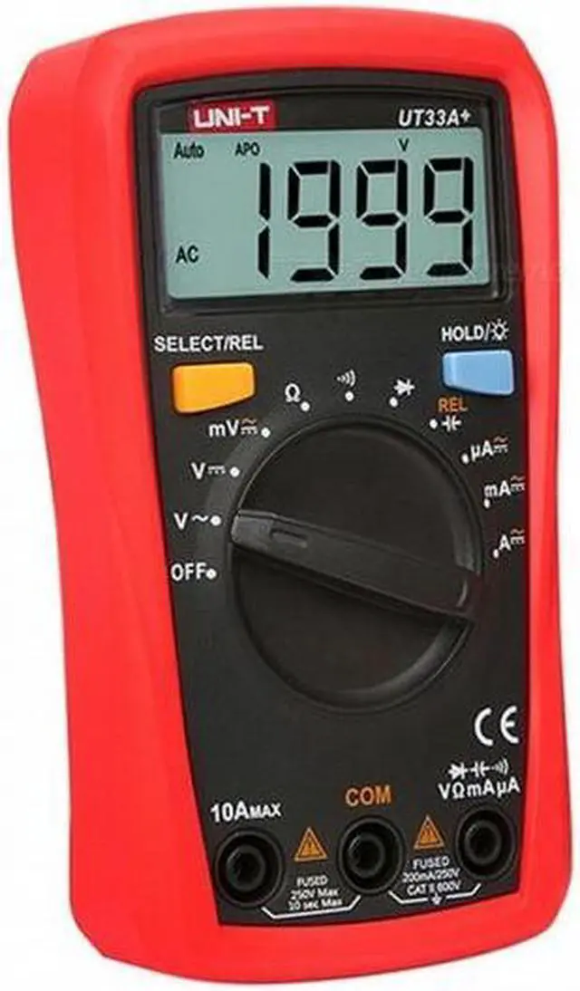 Alt view image 4 of 4 - UNI-T UT33A+ Portable Digital Multimeter