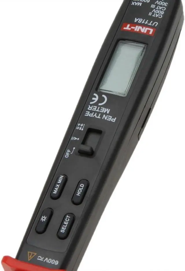 Alt view image 5 of 6 - UNI-T UT118A Pen Type DC/AC Voltage Capacitance Resistance Digital Multimeters w/LCD Backlight Data Hold