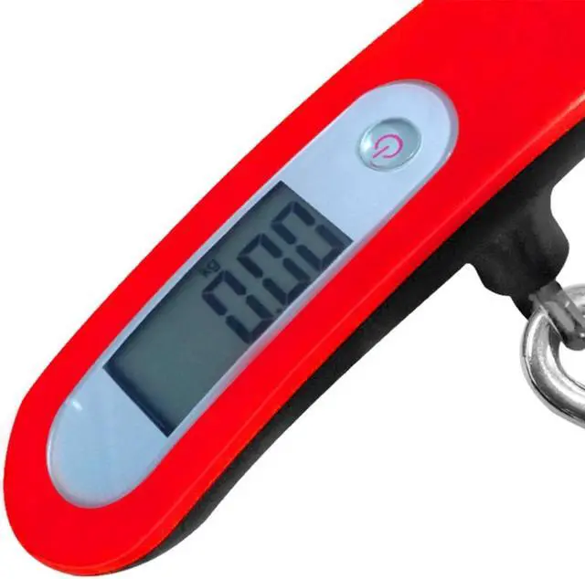 Alt view image 3 of 3 - 1Pc 50KG/0.01G Precision Digital Luggage Electronic weighing Balance Scale - Red