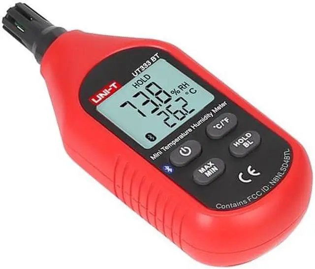 Alt view image 5 of 5 - UNI-T UT333BT Thermometer Hygrometer Bluetooth Digital LCD Mini Temperature Humidity Meter Moisture Meter Sensor Thermometer