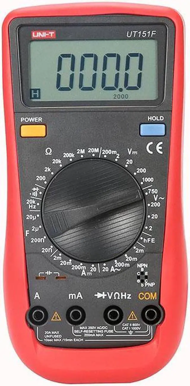 Alt view image 5 of 5 - Digital Multimeter UNI-T UT151F Professional Electrical Handheld Tester LCR Meter Ammeter Multitester