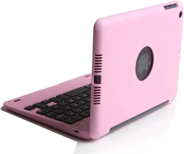 Alt view image 2 of 2 - Ultra Thin Slim Folio Clamshell Lightweight Bluetooth Keyboard Stand Leather Case For iPad Mini iPad Mini 2 - Ping