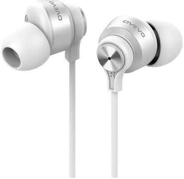 Alt view image 2 of 5 - OVEVO S10 high quality Stereo In-Ear Earphone Line Control Mic Noise Cancelling Bass Headset for MP3,Smartphone - Black