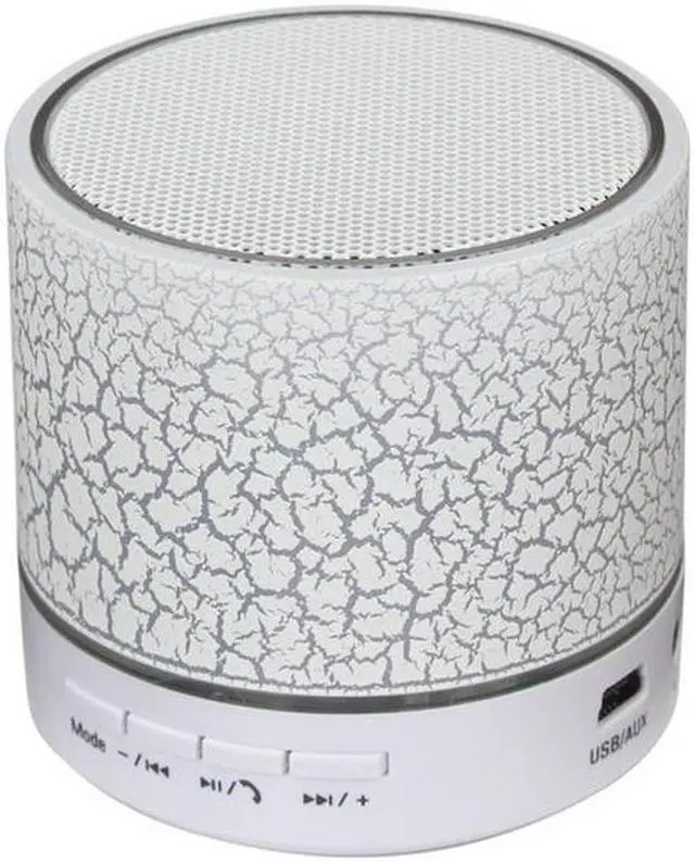 Main image of A9 Portable Mini Flashing LED Bluetooth Speakers Wireless Small Music Audio TF USB FM Stereo Sound For Phone with Mic - White