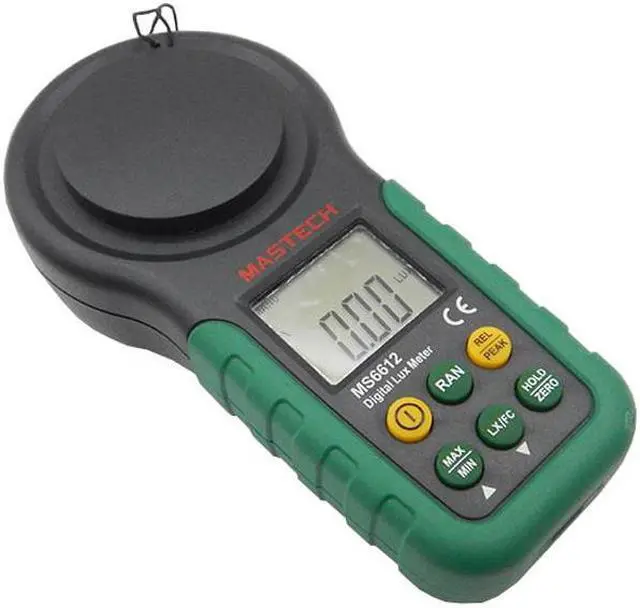 Alt view image 3 of 5 - Lux meter mastech ms6612 200,000 Lux Light Meter Test Spectra Auto Range High Precision Digital Luxmeter Illuminometer