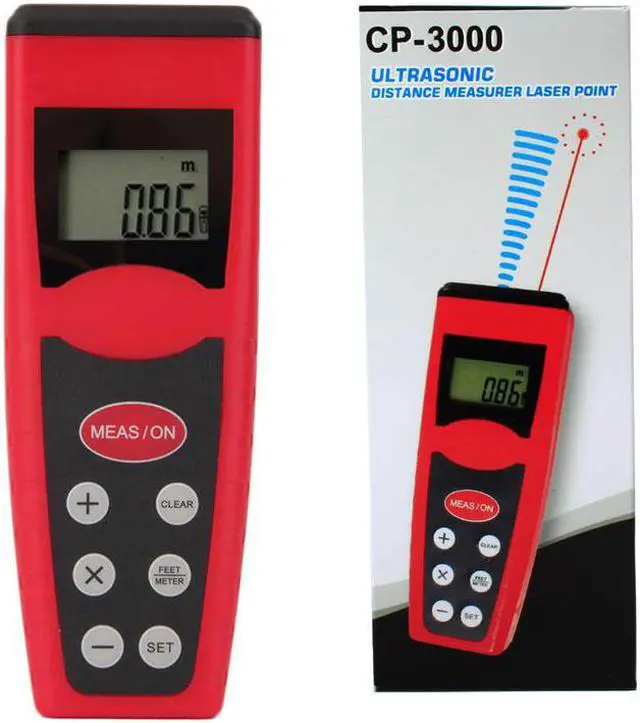 Main image of 18M Laser Distance Meter CP-3000 Ultrasonic Rangefinder Tape Measure Laser Range Finder Ultrasonic Laser Rangefinder Level Tool