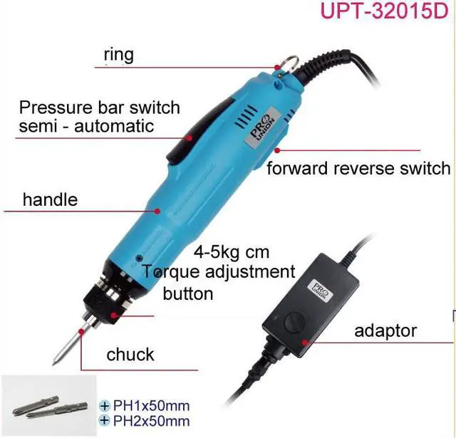 Alt view image 3 of 4 - Pro'sKit UPT-32015D Variable-frequency Electric Screwdriver(0.4-1.5N.m) Electrician Electric Tools Power Toolkit