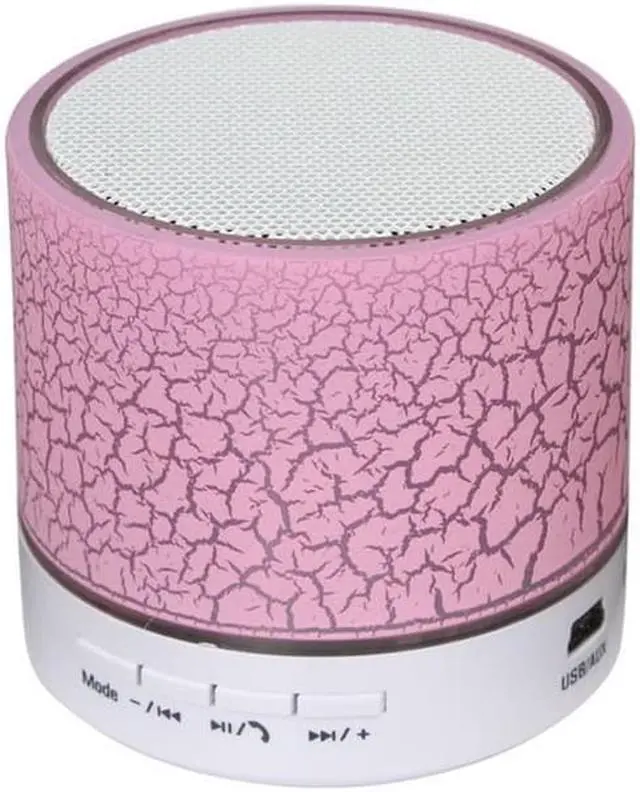 Main image of A9 Portable Mini Flashing LED Bluetooth Speakers Wireless Small Music Audio TF USB FM Stereo Sound For Phone with Mic - Pink