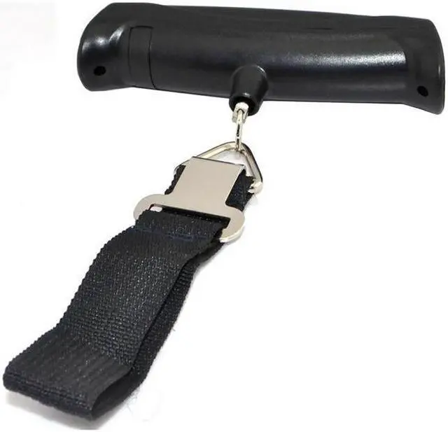 Alt view image 5 of 7 - 50kg/10g Portable LCD Digital Hanging Luggage Scale Travel Electronic Weight with String